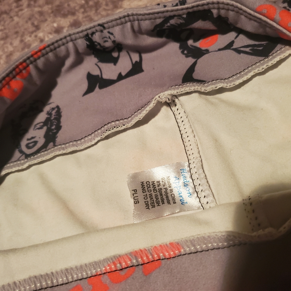 Marilyn Monroe Graphic Print Leggings - Picture 6 of 6